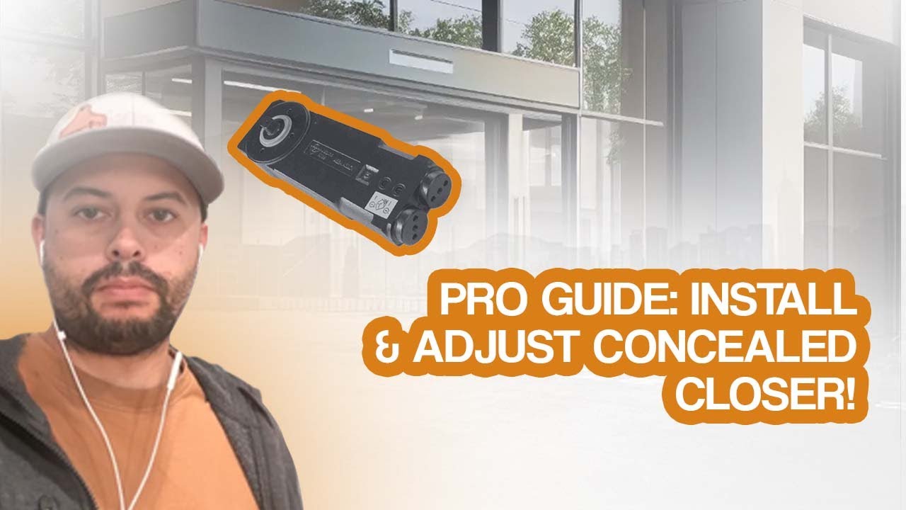 Complete Guide: Installing & Adjusting Storefront Door Overhead Concealed Closer with Sideload Arm