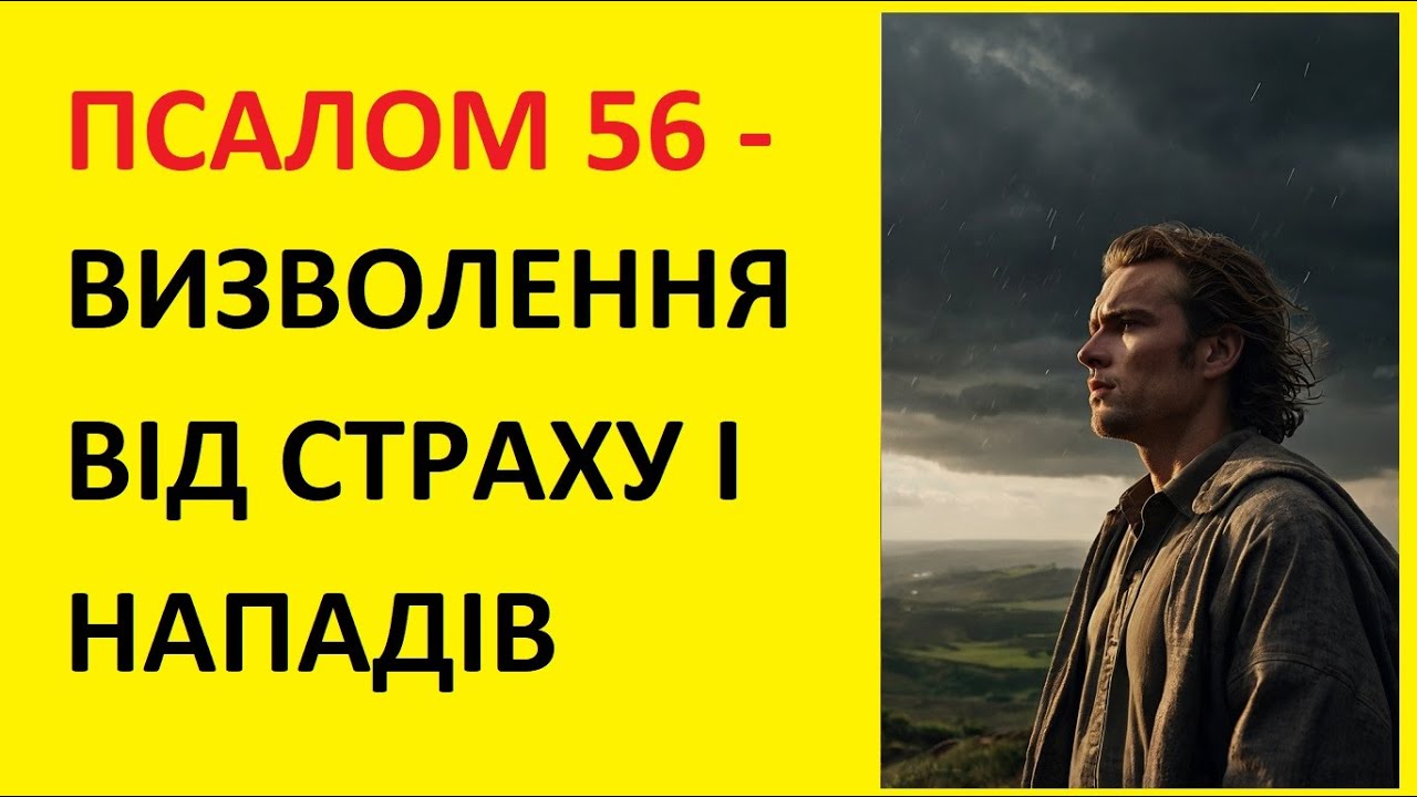 Жива озвучка - ПСАЛОМ 56 — ВИЗВОЛЕННЯ ВІД СТРАХУ І НАПАДІВ| БІБЛІЯ УКРАЇНСЬКОЮ