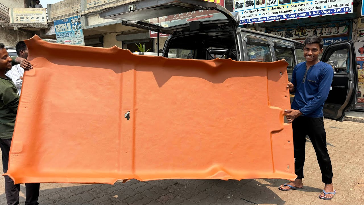 Gujarat Vapi eeco car roof lamination | | ￼ Eeco top lamination #vapi