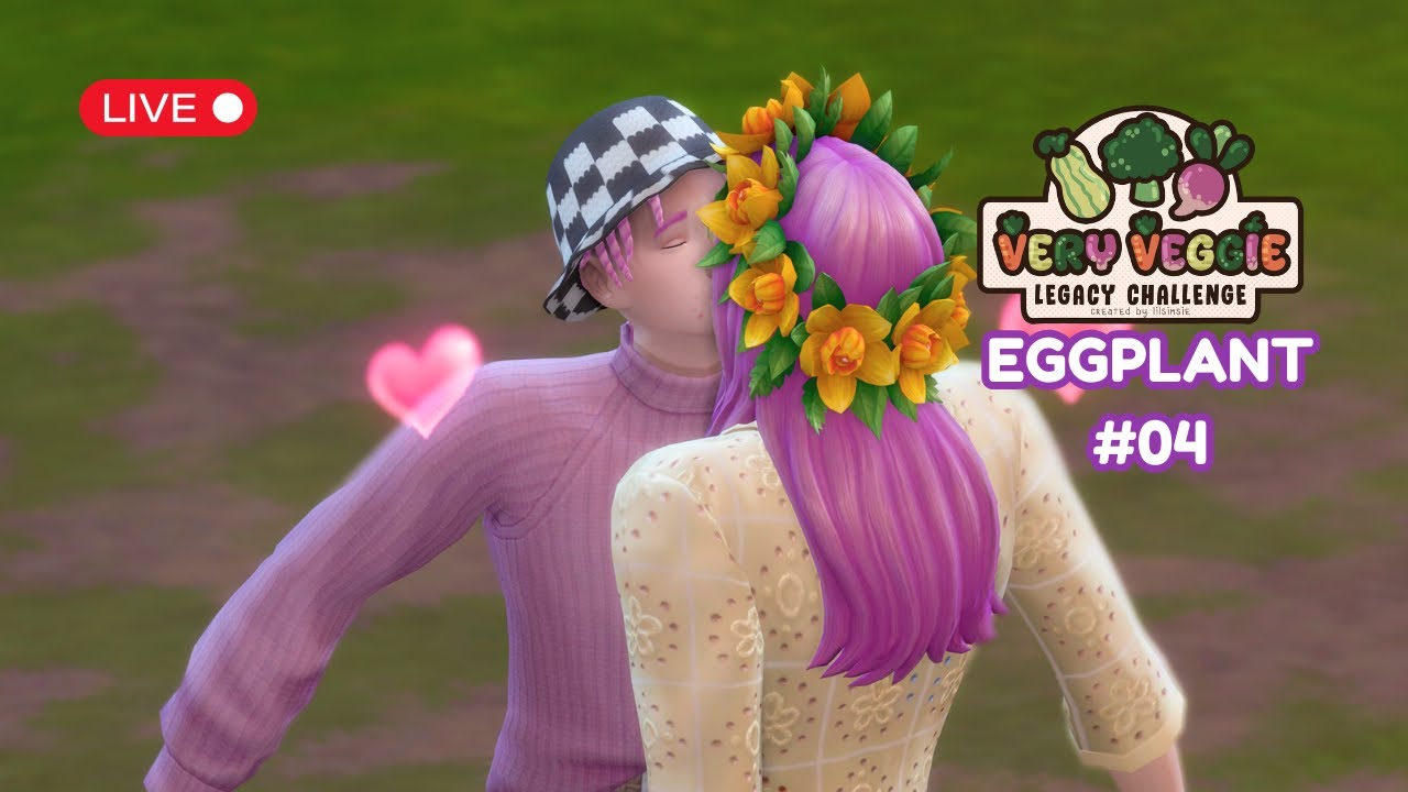 [LIVE] Eggplant EP.04 มังคุดรักไม่จำกัด | Very Veggie Legacy Challenge | The sims 4 | iiambabyS