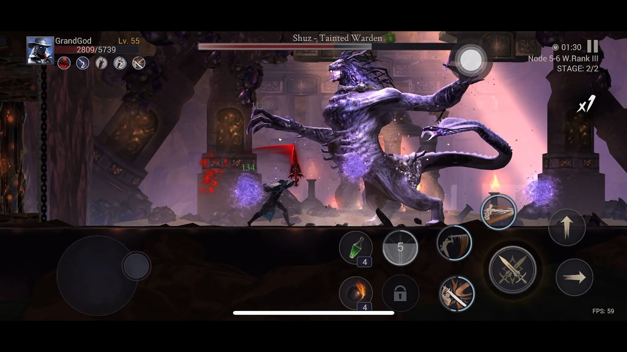 Shadow Hunter : Chapter 5 The Haunted Desert | Node 5-1 to 5-6 | Boss : Shuz - Tainted Warden