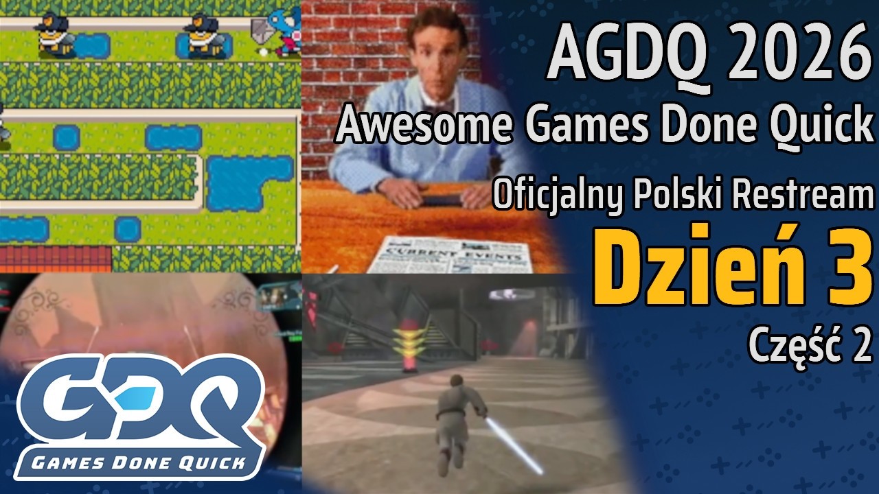 AGDQ 2026 - Polski Restream - Dzień 3 Część 2