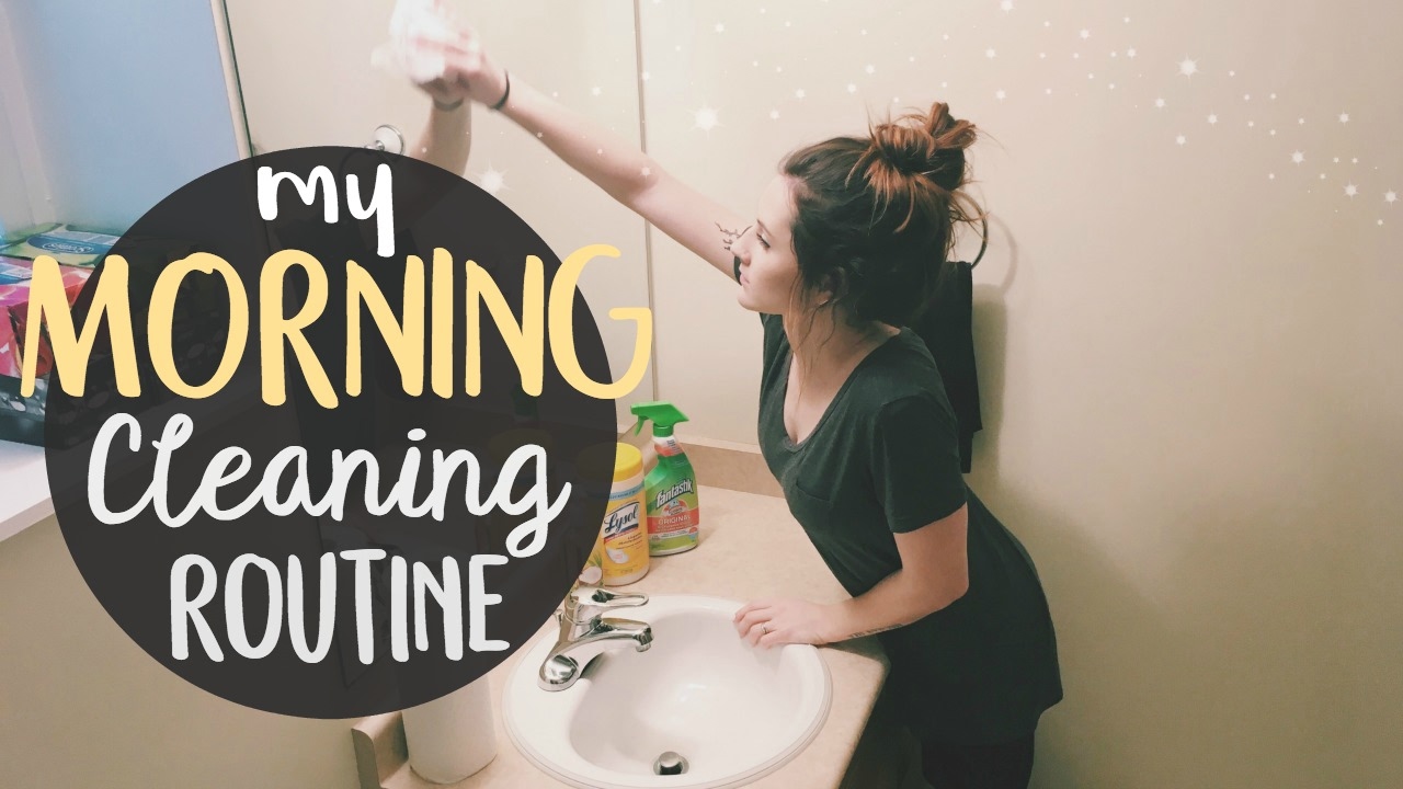 CLEAN WITH ME! || MORNING CLEANING ROUTINE 2017 || BETHANY FONTAINE