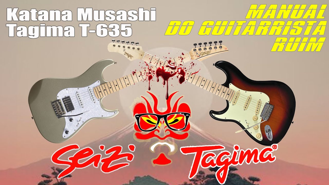 Seizi Katana Musashi Titanium vs Tagima Strato T635: Qual é a Melhor Guitarra?