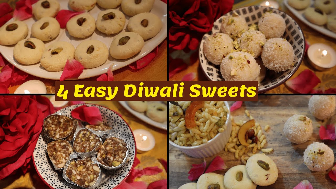 Diwali Special Sweets Recipes - 4 Easy Sweets to Make this Diwali 2021 (Hindi)