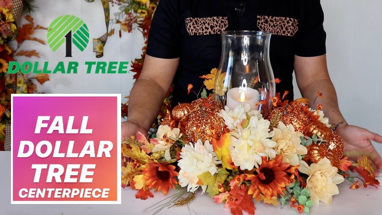 HOW TO MAKE A DOLLAR TREE FALL CENTERPIECE On A Budget