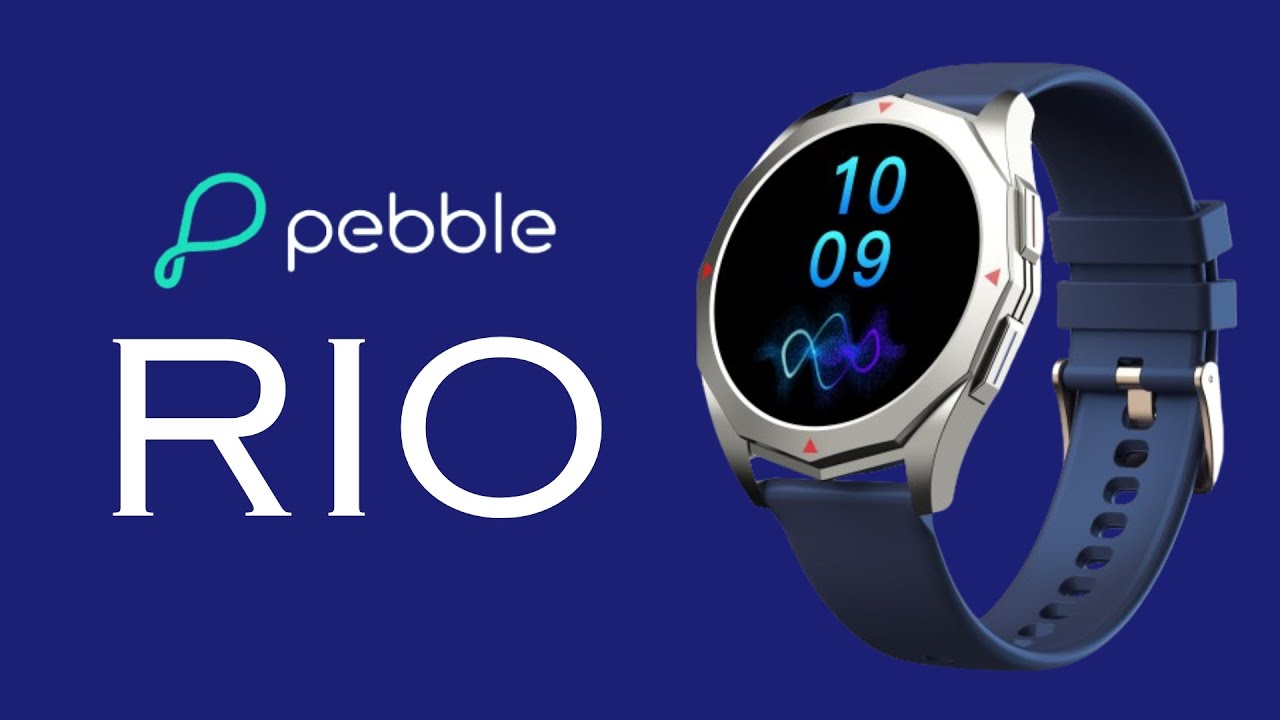 Pebble RIO⚡| Unique Polygonal Design Smartwatch |🔥