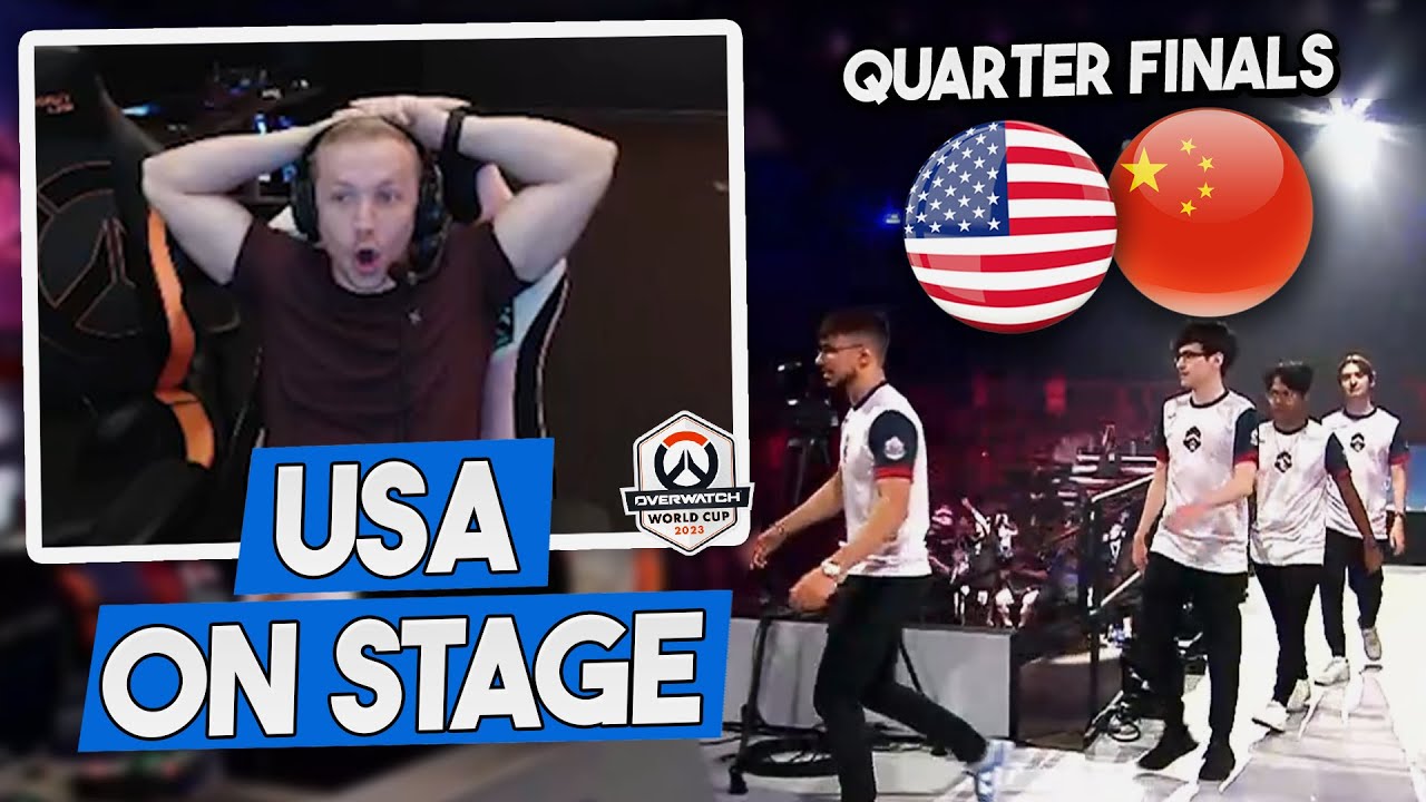 Jay3 Reacts to USA VS China | Overwatch 2 World Cup 2023 Quarter Finals