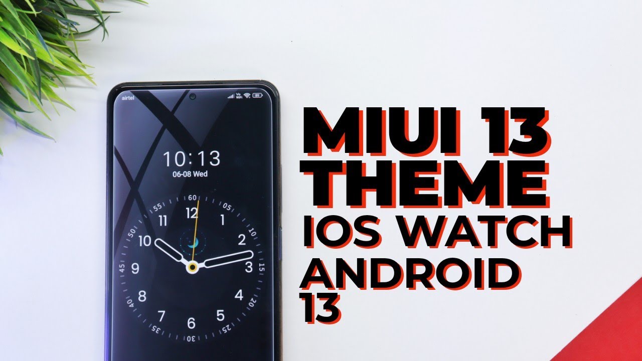 Miui 12.5/Miui 13 Theme - Android 13 Material You Theme - Apple Watch Theme