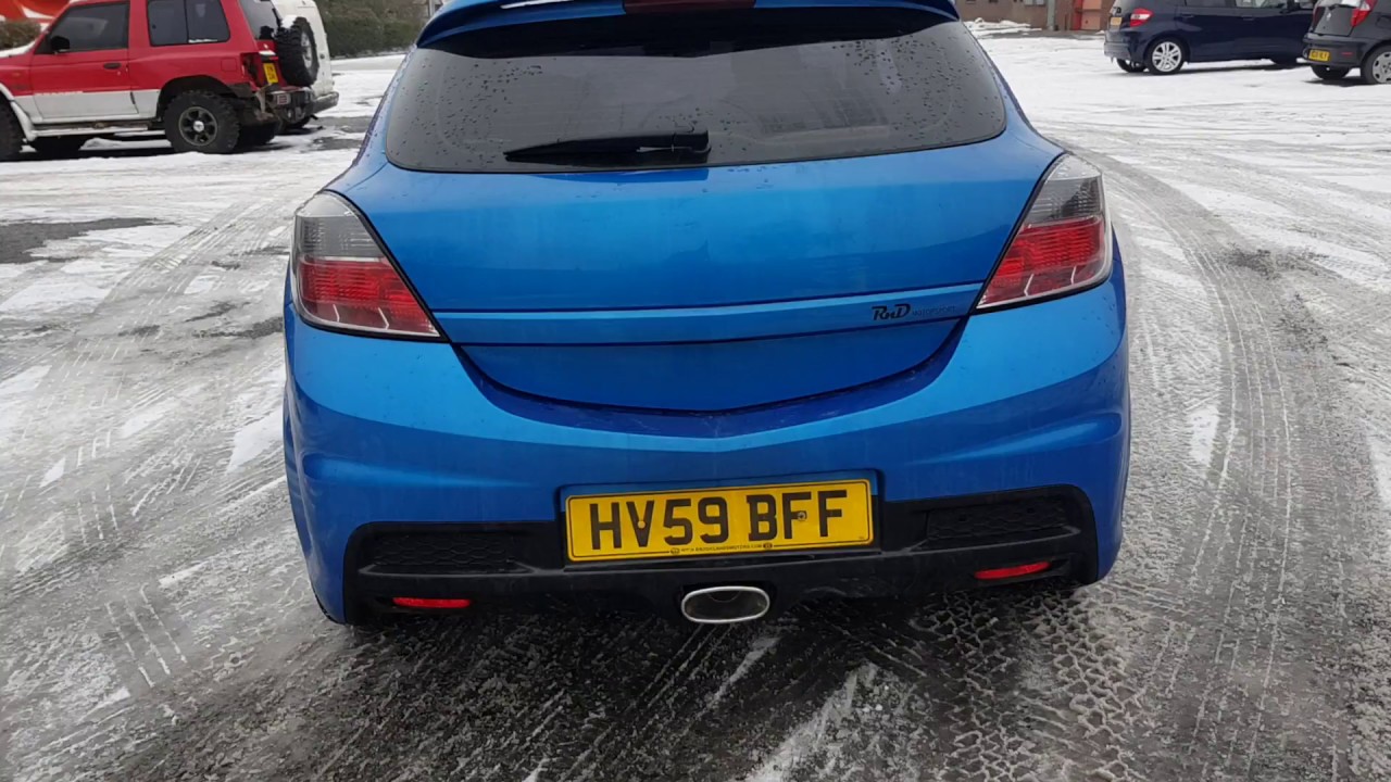 Astra VXR 3 inch exhaust system