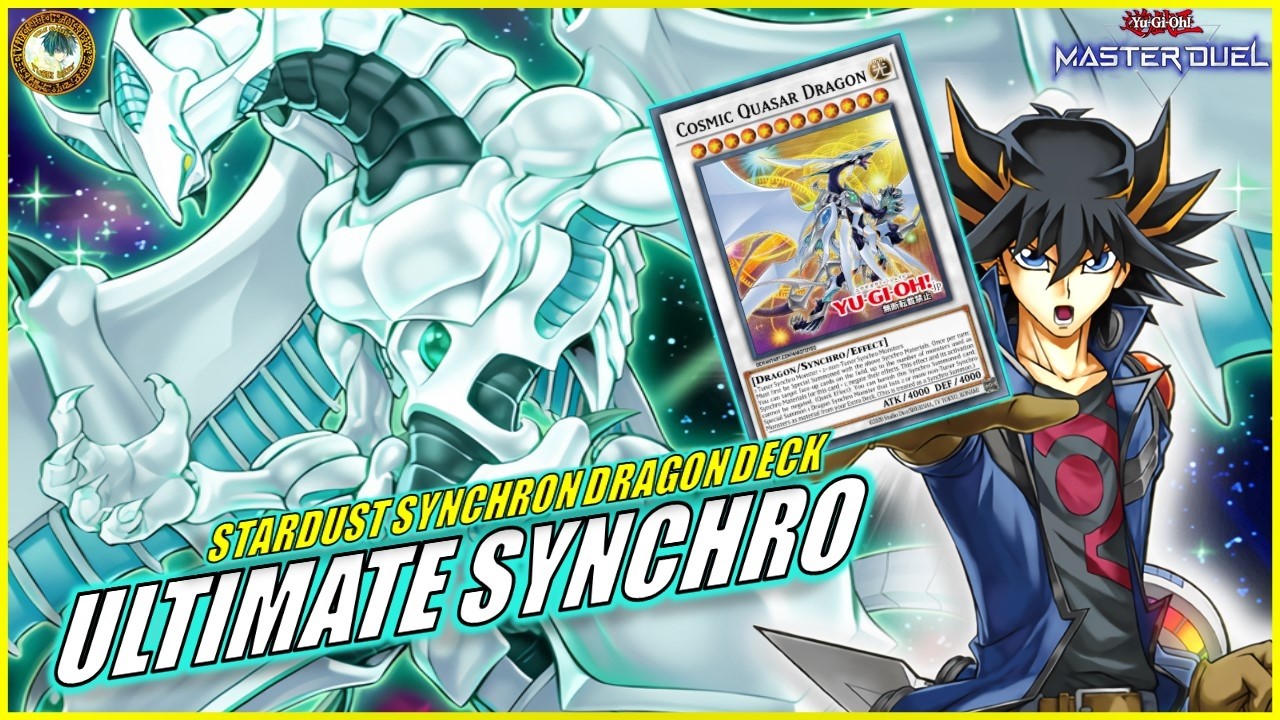 STARDUST SYNCHRON DRAGON DECK ★ Ultimate Synchro World Easy Combo Guide [Yu-Gi-Oh! MASTER DUEL]