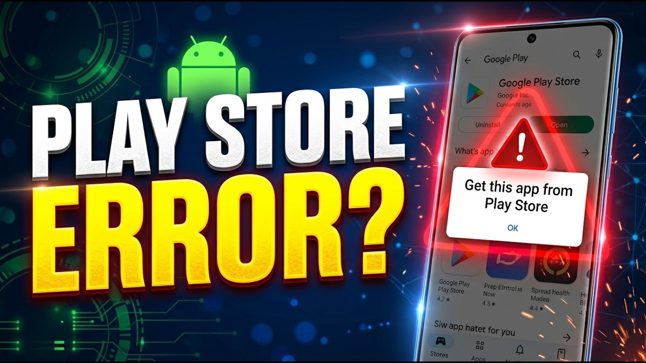 How to Fix Get This App from Play Store Error on Android (2026)