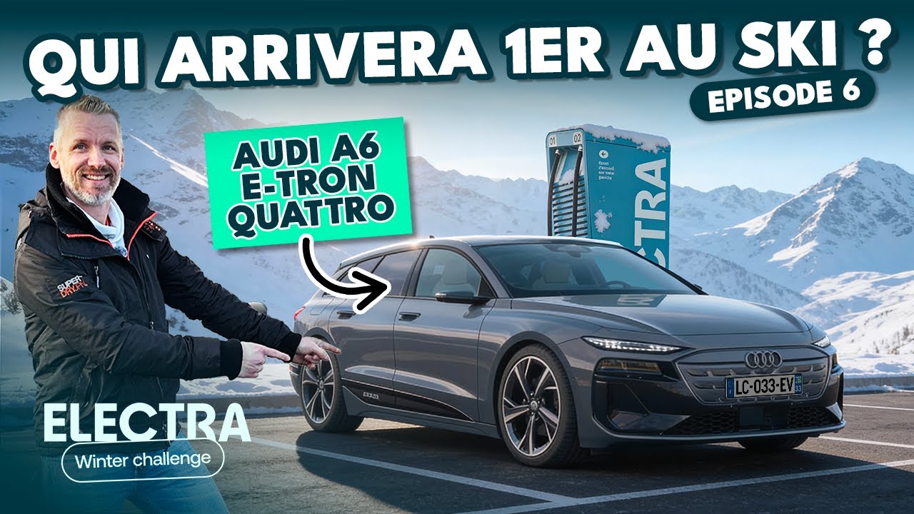 700km en Audi A6 QUATTRO pour aller au SKI - Qui arrivera 1er ? (Electra Winter Challenge ep6)