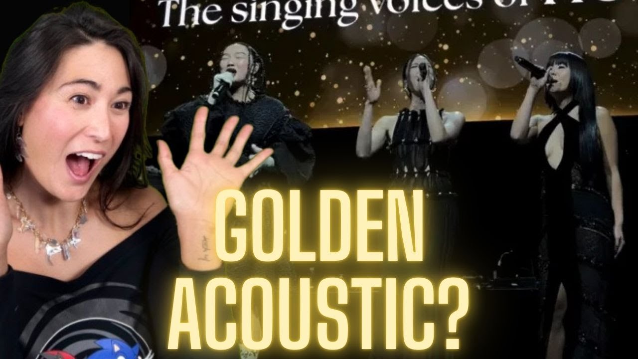 Реакция на Golden Acoustic Version feat. Huntrx