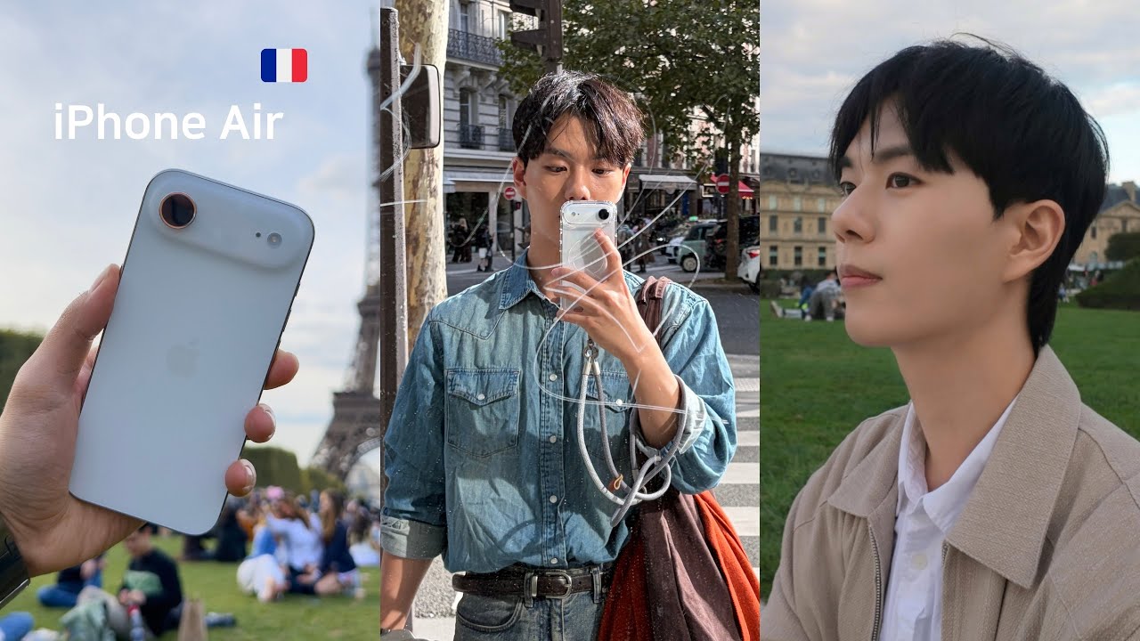 아이폰 에어로 촬영한 파리여행 브이로그 🇫🇷 | 처음 간 프랑스에서 보고 느낀 것들 | 아이폰 에어 카메라 테스트
