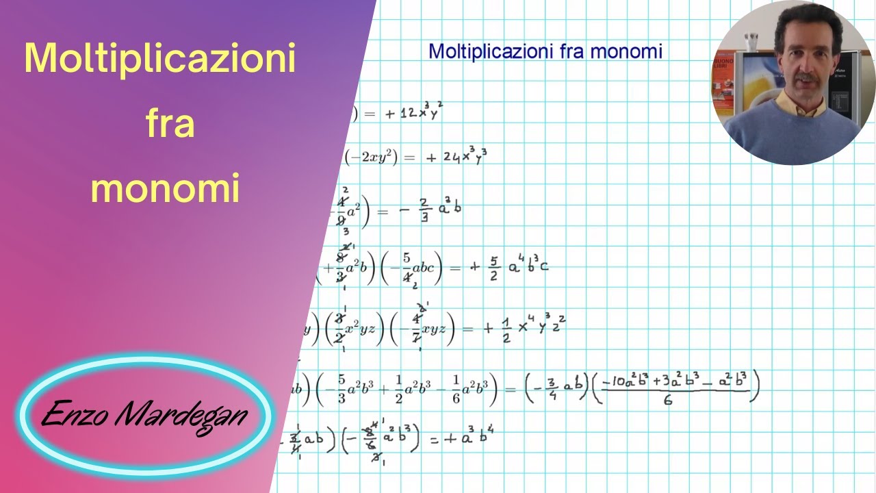 Moltiplicazioni fra monomi