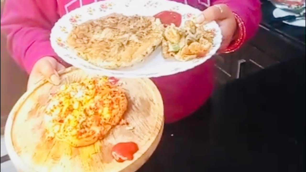 Air fryer special Kulcha#pizza#Tawa#kulcha#omellete