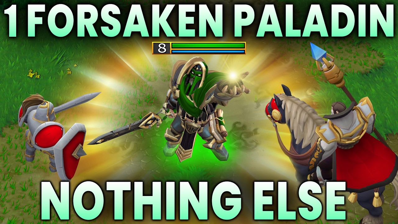 JUST the Forsaken Paladin. Nothing else.