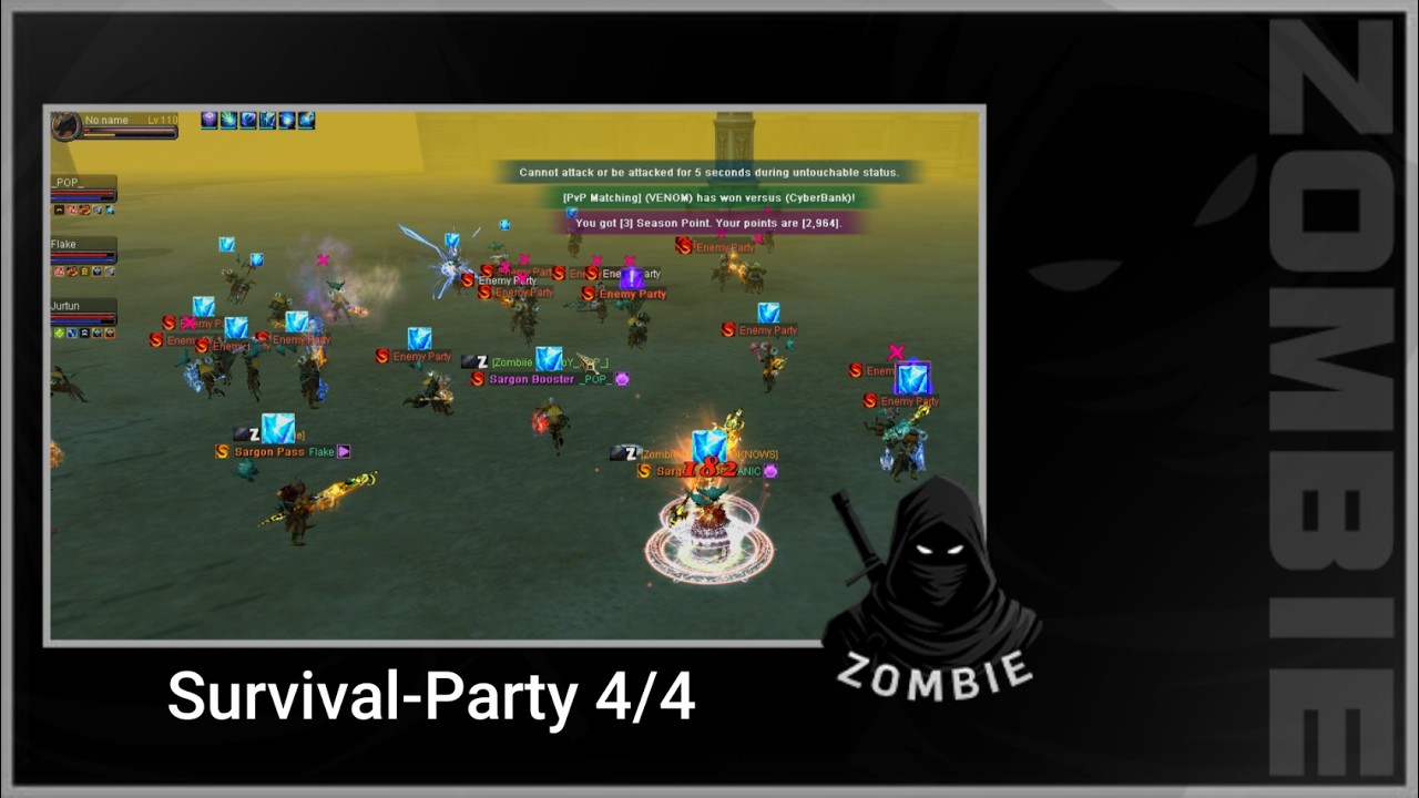 [Sargon Online S4] First Survival Party in Activity RANK 1: #5