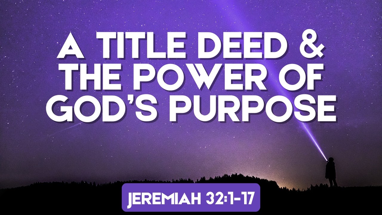 A TITLE DEED & THE POWER OF GOD’S PURPOSE | Sunday Morning | 11th Feb 2026 | 10:30am | Ps P. Nyamai