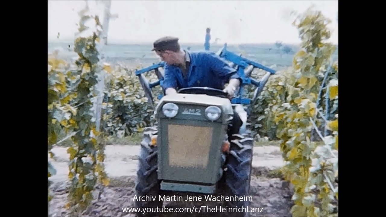 Vorserientest im Weinberg: Holder AM2 mit Scheibenegge in den 60ern | 8mm Schmalfilm