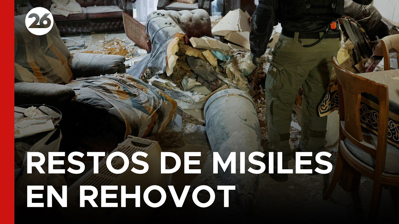 🇮🇱 ATAQUE A CIUDAD ISRAELÍ | Evacuan residentes en Rehovot tras la caída de restos de misiles