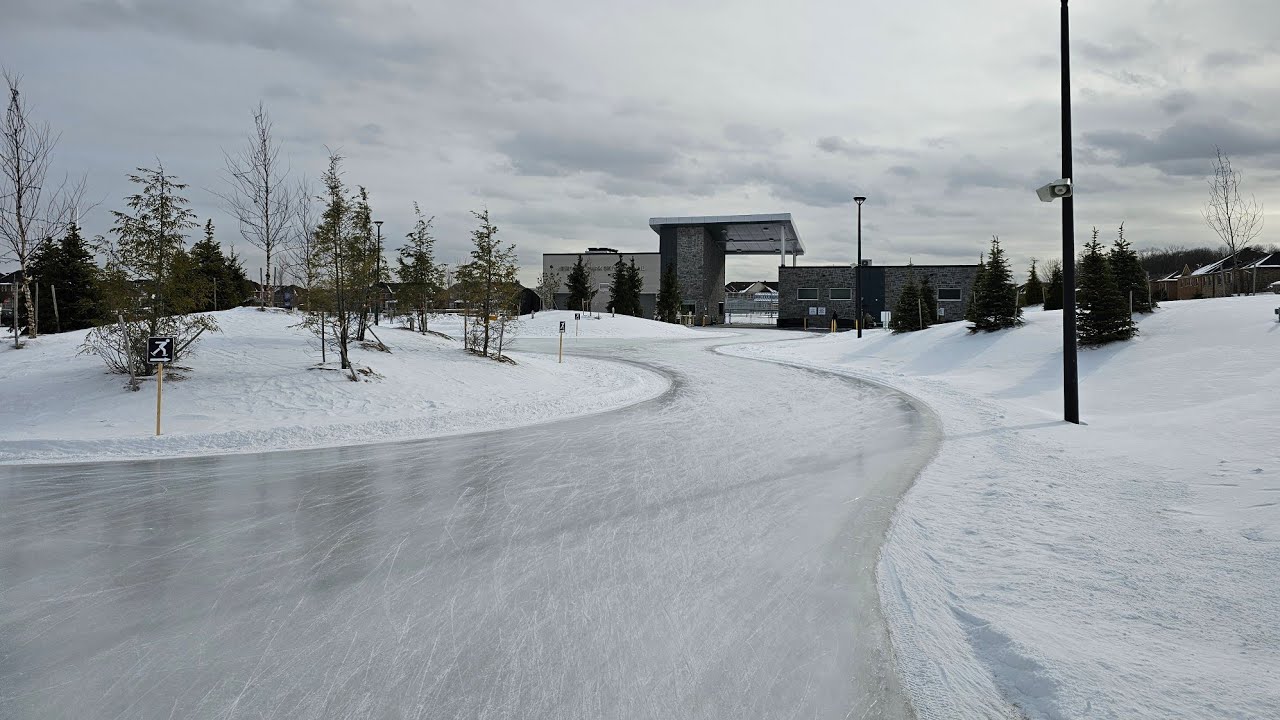 New $5 Million Dollar Ice Skating Trail ⛸️  Memorial Park Skating Trail