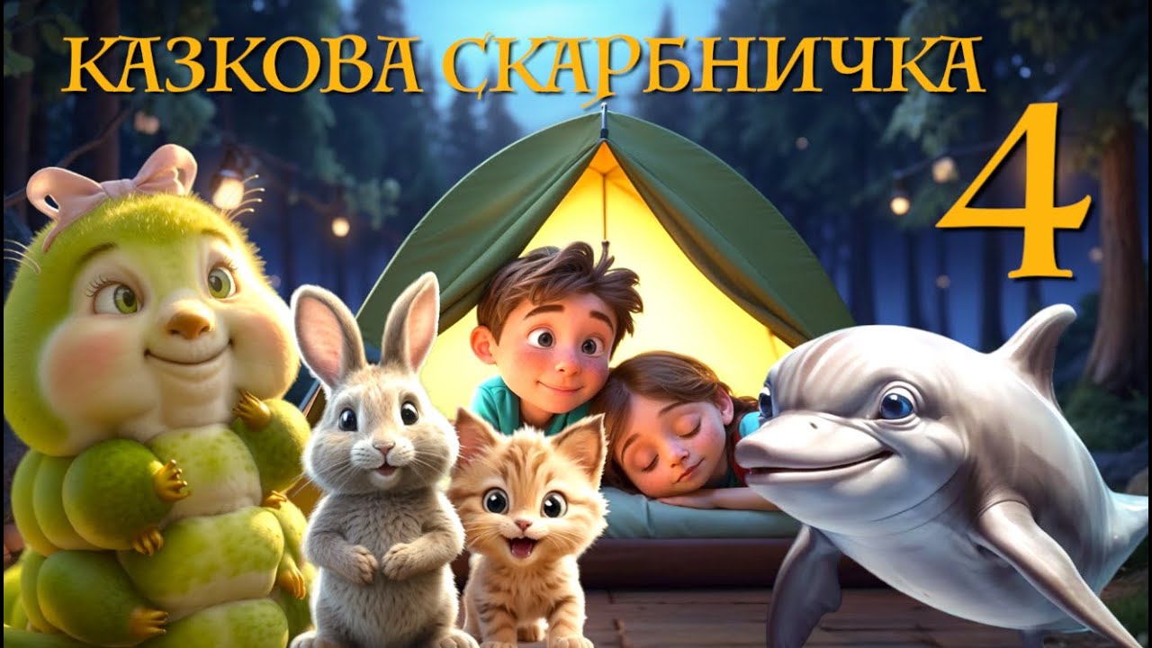 КАЗКОВА СКАРБНИЧКА - 4 / збірка казок для дітей українською мовою