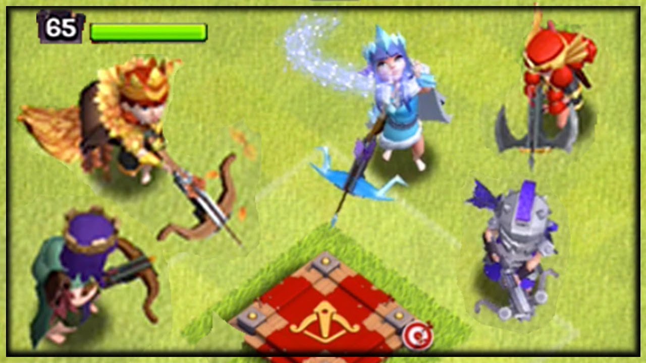 NEW ICE Archer Queen - ALL Queen Skins Battle Each Other - Clash of Clans!