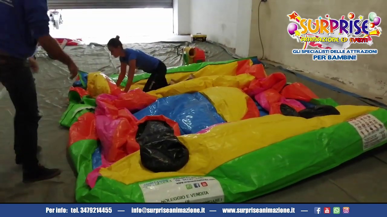 Come Montare Un Gioco Gonfiabile per Bambini