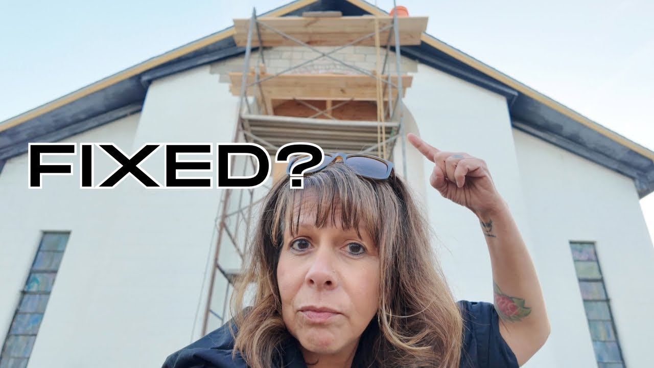 Ep 14 Church Facade Cracks | Repair Transformation (Before & After) | Church To Home Renovation