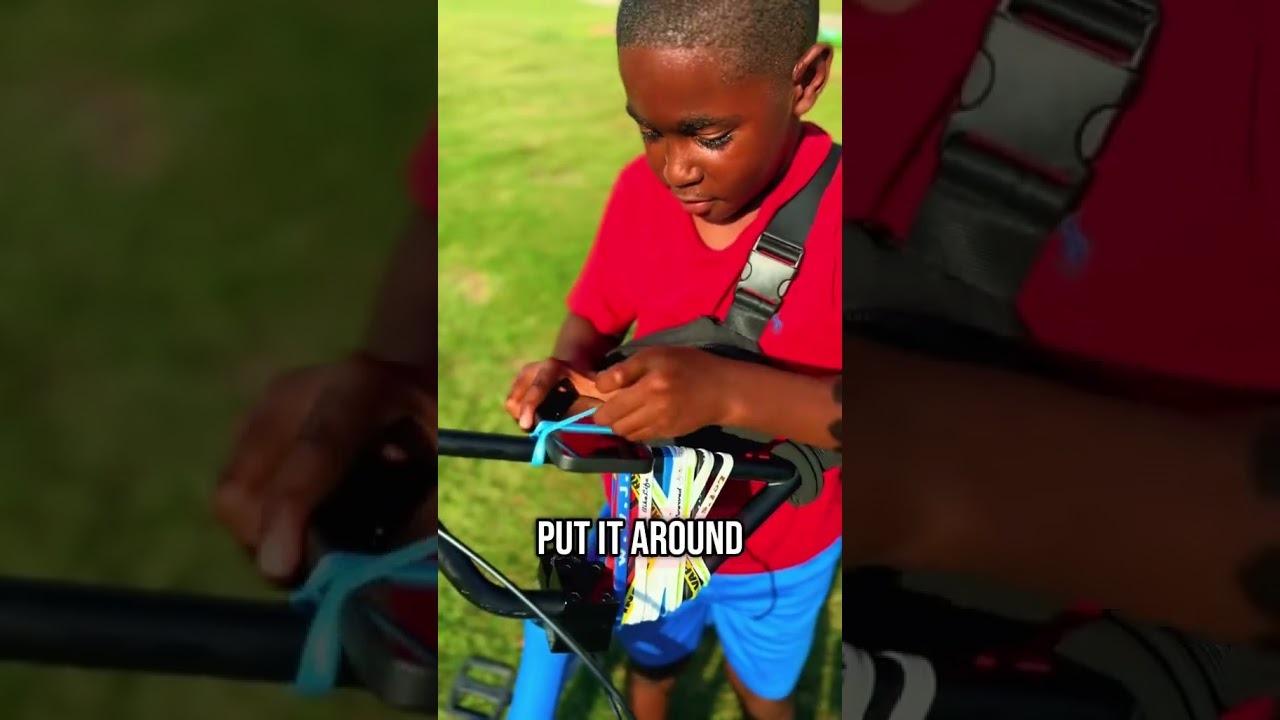 Bike phone mount #pedalbikelife #fyp