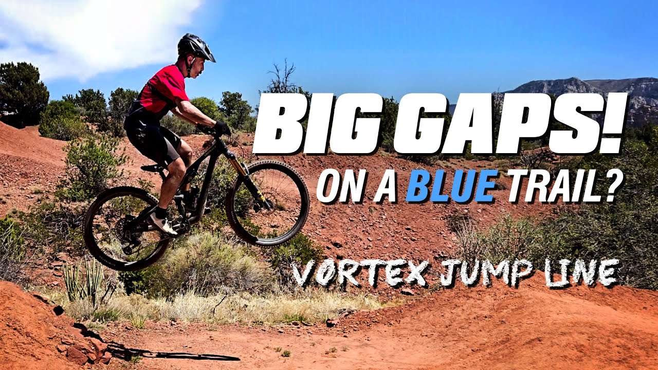 Vortex Jump Line is No Joke! - Sedona Bike Park - MTB AZ