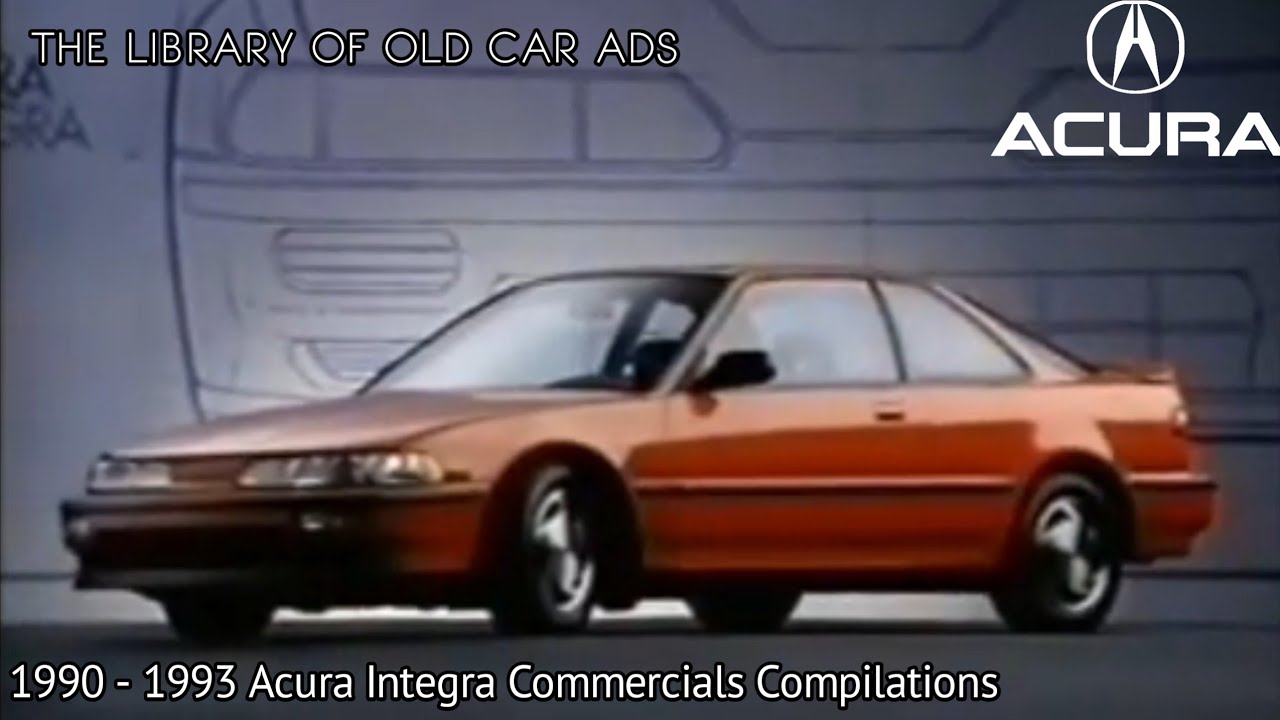 1990 - 1993 Acura Integra Commercials Compilations (Part 2)