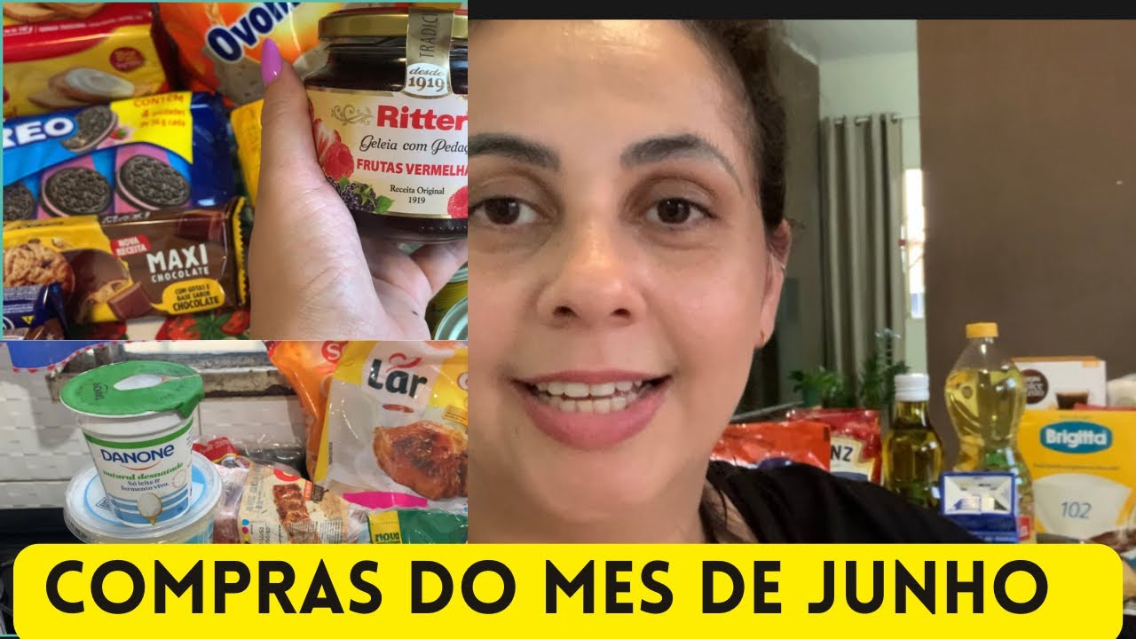 Nossa compra do mês de junho no atacadão de Vilhena Rondônia/ mostrei os valores tudo para vocês