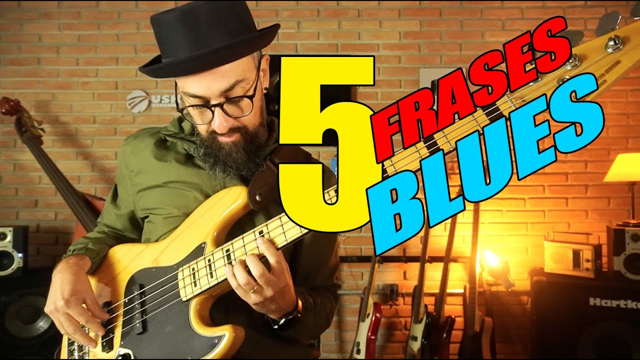5 FRASES BLUES NO BAIXO (Passo a Passo) | Ep469