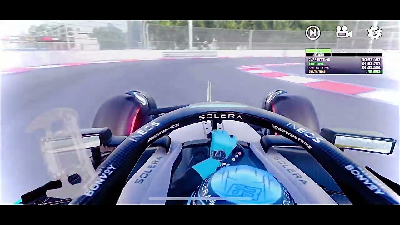 Monoposto 2025 George Russell Singapore GP onboard pole lap