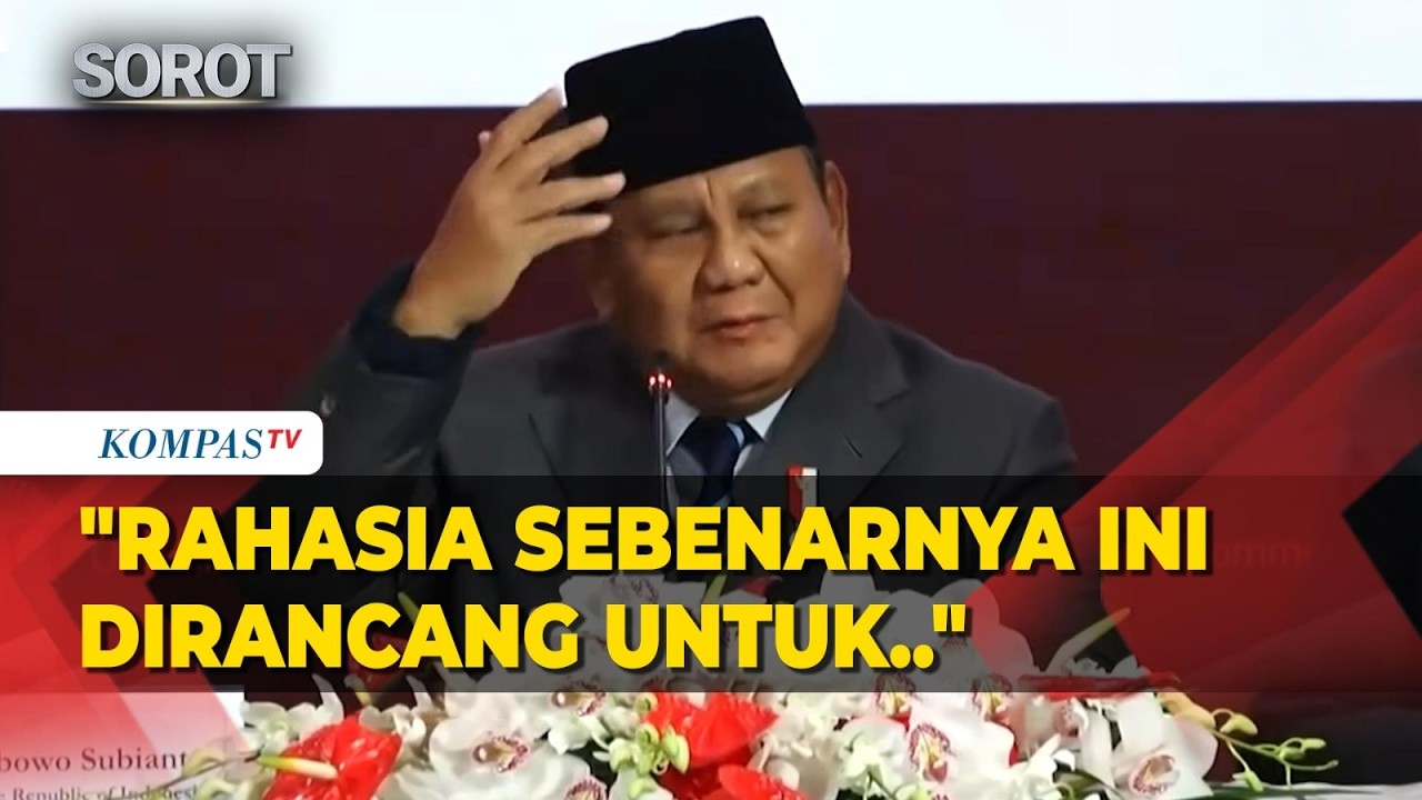 Bikin Ngakak! Prabowo Ungkap Rahasia Peci di Business Summit: Anda Melihat Saya Juga Botak..