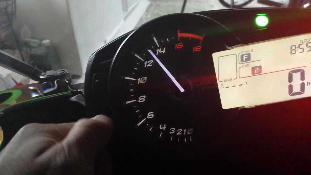 Dashboard: Kawasaki Ninja ZX6R 636 2013