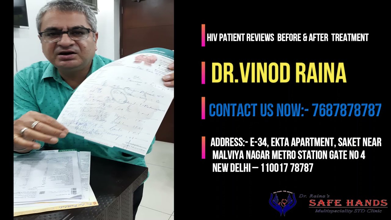 HIV/AIDS Specialist Doctor Vinod Raina Get 100% Best Treatment | HIV Center In Delhi | Health Expert
