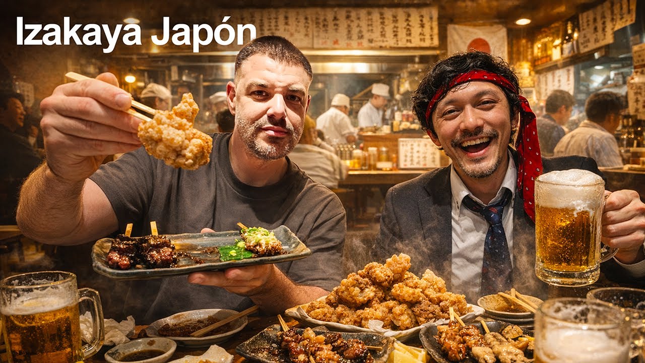 Probé los BARES donde los JAPONESES se VUELVEN LOCOS 🇯🇵🍺 | IZAKAYA 🏮 