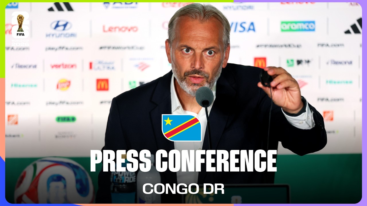 Post-Match Press Conference: Congo DR's S&eacute;bastien Desabre On 1-0 Loss To Colombia