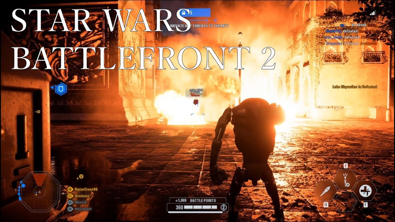 Star Wars Battlefront 2 - Galactic Assault - Naboo - Super Battle Droid Gameplay (No Commentary)