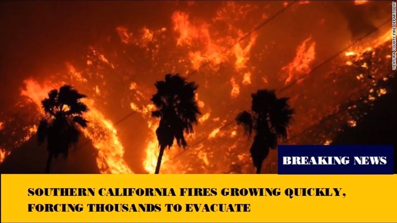 Ventura county california | Santa paula fire | Thomas fire map