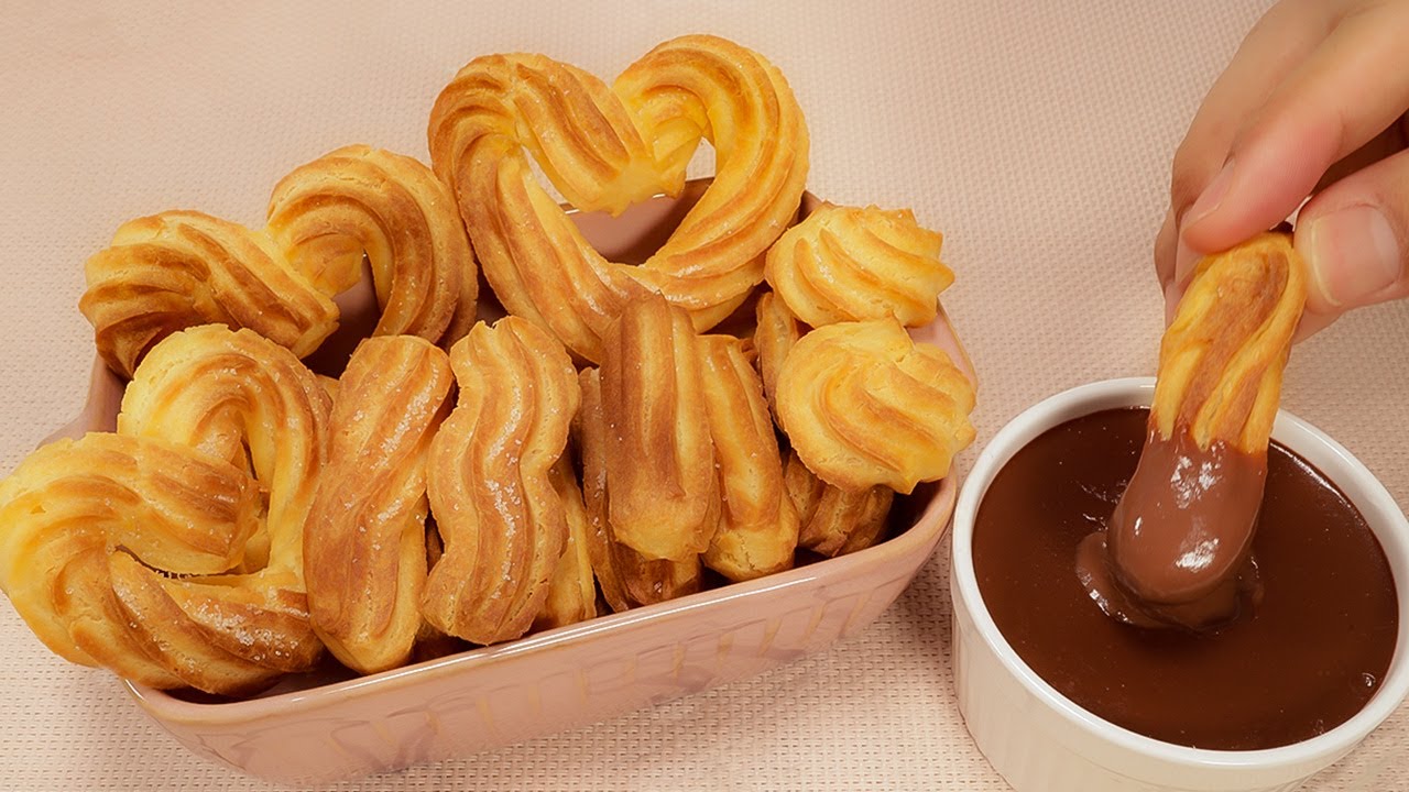 Churros & Hot Chocolate Recipe (No Fry)