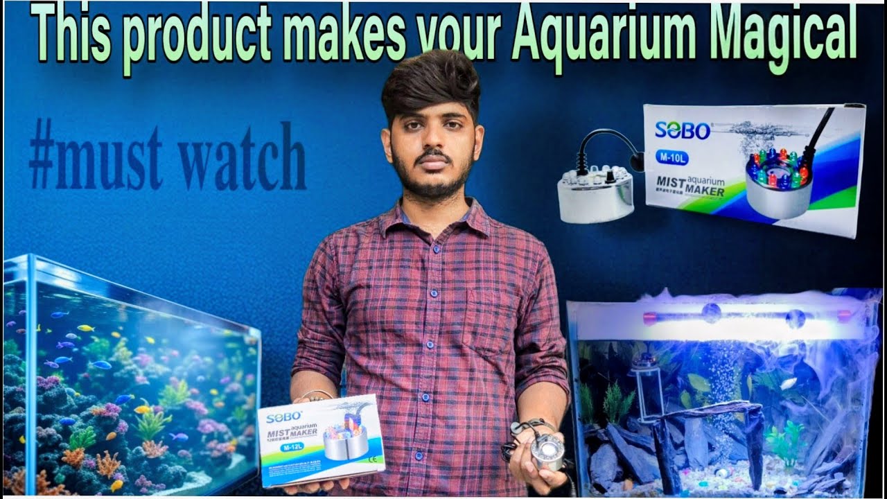 SOBO M12L Mist Maker | Aquarium Me Clouds Ka Magic 🌫️🐟 | Abhishek Sharma | #mistmaker #sobomistmaker