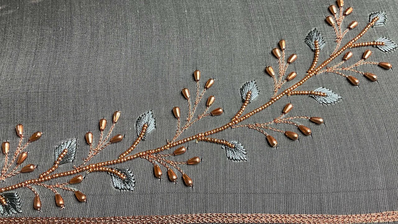Simple and easy aari embroidery
