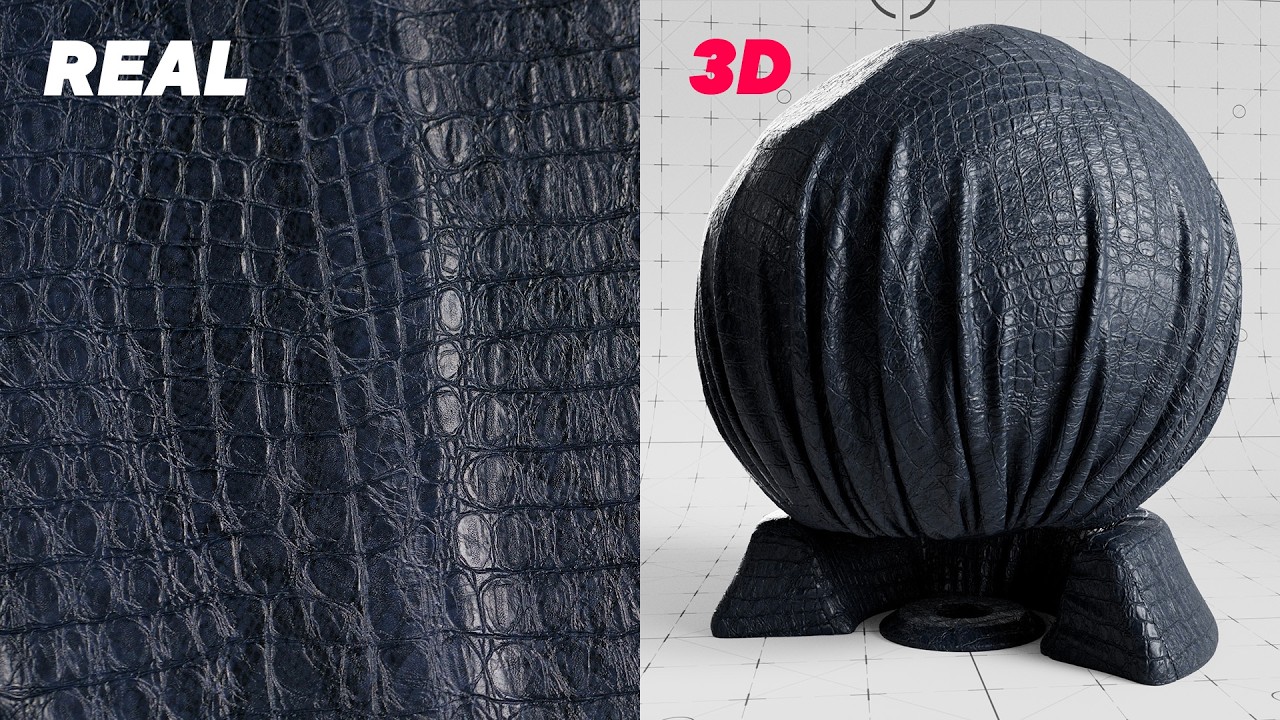 How I turned real fabrics into 3D materials