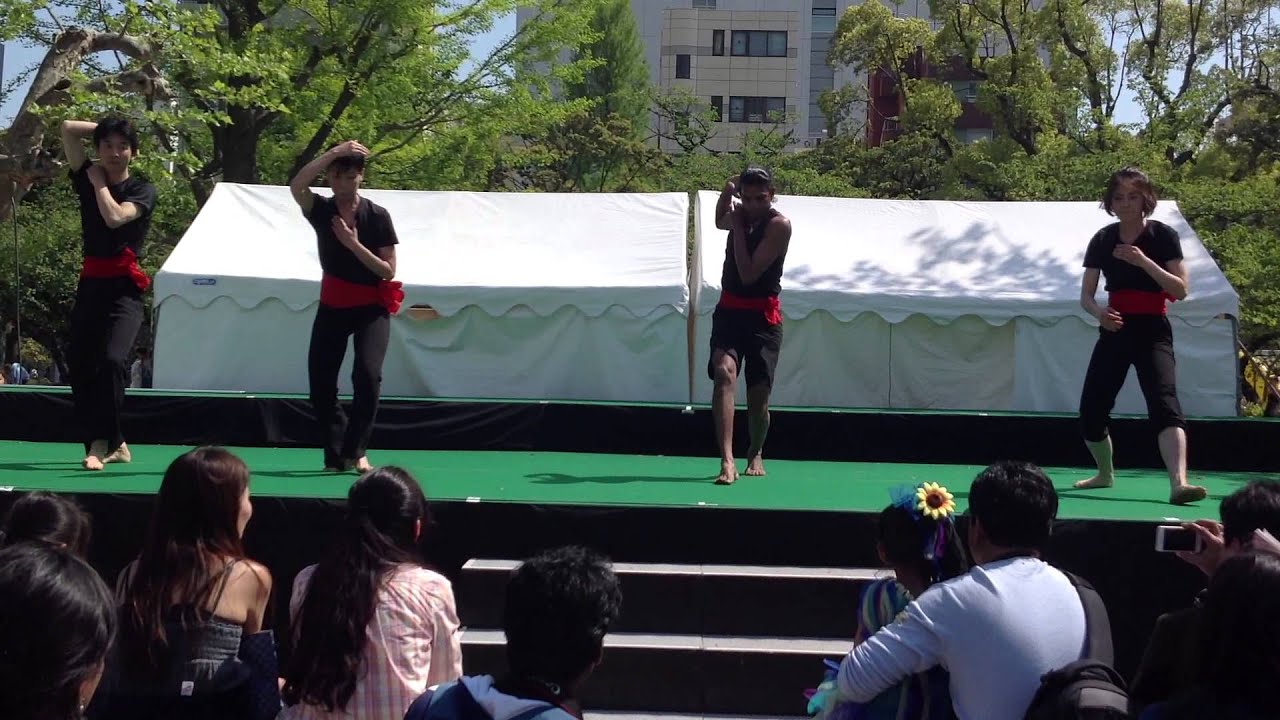 Kalari was performed by Karimbil Nidheesh in The International Festival at Kinshicho Tokyo
