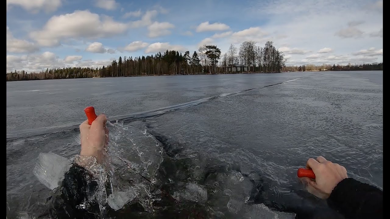 NEAR DEATH ON THE ICE. Intense footage from pike fishing trip that went wrong.